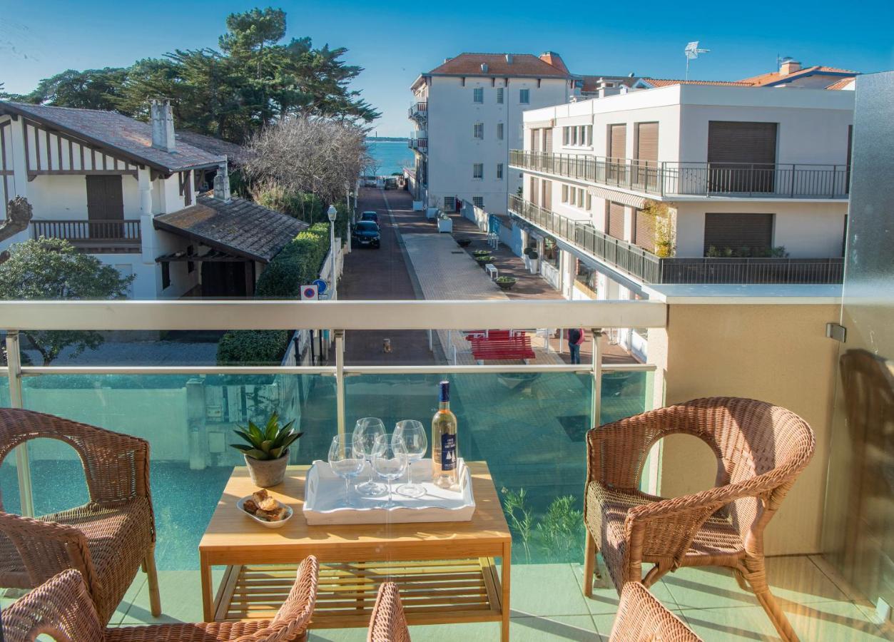 阿卡雄Pause Moulleau - Terrasse Et Parking Coeur Moulleau公寓 外观 照片